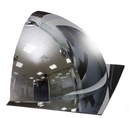 1/2 купольного полусферического зеркала DL 600 мм с внешним напылением, без канта